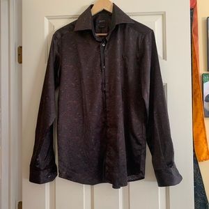 Men’s Parx Paisley Pattern Dress Shirt